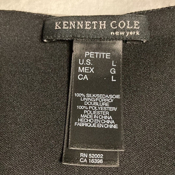 KENNETH Cole New York Dress 100% Silk,100% Polyester Lined - Picture 4 of 7